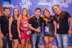 Erick Vasconcelos, Raquel Vasconcelos, Tatiana Luna, Pompeu Vasconcelos, Gisela Vieira e Hebert  Vieira