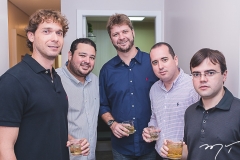Daniel Teixeira, Petrônio Leitão, Erick Arruda, Erick Machado e Alexandre Santos