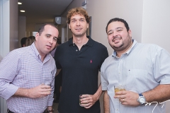 Erick Machado, Daniel Teixeira e Petrônio Leitão