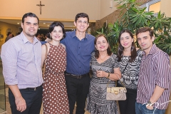 Sulier Júnior, Carina Freitas, Valberto Porto, Ângela Férrer, Clarissa Férrer e Alexandre Ximenes