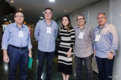 Luiz Eduardo, José Carlos Gama, Águeda Muniz, Eugênio Celso e Luciano Ramos
