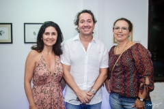 Luciana Cidrão, Rodrigo Parente e Tereza Mello