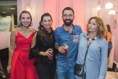 Rafa Eleutério, Márcia Travessoni, Vinícius Aguiar e Cândida Lopes