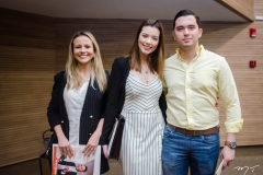 Fabiana Vasconcelos, Vivian Guilherme e Miguel Fernandes