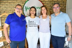 Pe. Rino, Natalia Martins, Ticiana Rolim e Edson Queiroz Neto