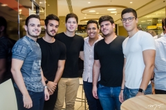 Haroldo Vasconcelos, Gustavo Neves, José Lindival, Nicola Andrade, Pedro Nogueira e Ivan Rodrigues