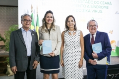 Lucivan Miranda, Onélia Santana, Izolda Cela e Henry Campos