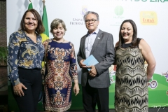Selene Penaforte, Angela Barros Leal, Lucivan Miranda e Dagmar Soares