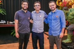André Miyazaki, Marcel Pinheiro e Pádua Sampaio