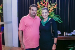 Falcão Júnior e Cristina Santiago