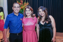 Gabriel Campelo, Mariana Ferreira e Aline Araújo