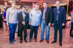 Guilherme Colares, Pompeu Vasconcelos, Evandro Colares, Rafael Rodrigues e Marcelo Pitanga