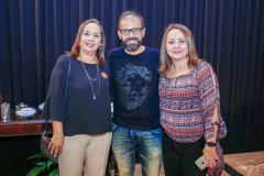 Melina Barbosa, André Mota e Cibele Bandeira