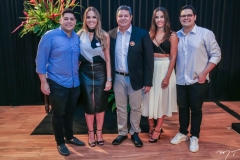 Pedro, Rivana e Bob Santos, Andressa Frota e Bob Filho