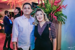 Roberto Liborio e Janaina Gurgel