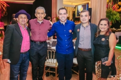 Silvino Neves, Tom Barros, Antero Neto, Fernando Lopes e Fernanda Sales