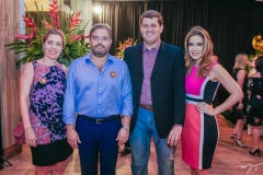 Ticiana e Edson Queiroz Neto, Rafael Rodrigues e Adamir Macedo