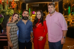Larissa Cavalcante, Osmar Dourado, Kelly Serafim e Cláudio Pinto