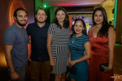 Micael Lima, Gustavo Rios, Cristiane Calixto, Natalia Rodrigues e Sara Monteiro