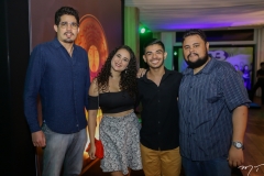 Yago Bezerra, Cecília Paiva, Júnior Rodrigues e Maurício Schell