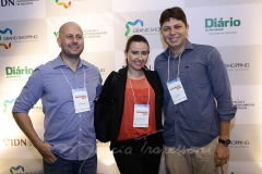 Diogo Milanese, Viviane Fracalossi e Diogo Silva