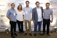 Magno Castelo Branco, Silvia Alencar, Vitor Frota, Valmir Costa e Claudio Sallum