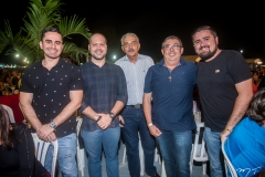 Alci Pinheiro, Heitor Freire, Valter Cavalcante, Albino Oliveira e Carlos Eduardo