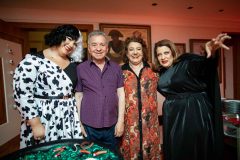 Lívia Pádua, João Majela, Vera Félix e Cláudia Majela