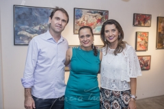 Alexandre Landim, Mariana Furlani e Márcia Travessoni