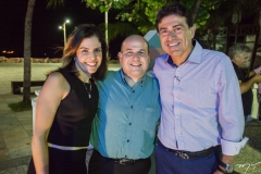 Carol Bezerra, Roberto Cláudio e Alexandre Pereira
