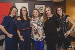 Lilian Jucá, Laura Jucá, Gaida Bezerra, Jacqueline Philomeno e Raquel Jucá