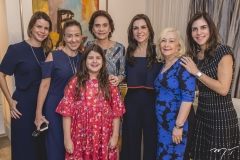 Lilian Jucá, Luciana Jucá, Mariana Girão, Nazaré Sales, Laura Jucá, Ana Maria Philomeno e Raquel Jucá