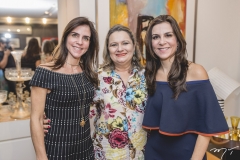 Raquel Jucá, Gaida Bezerra e Laura Jucá