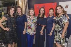 Raquel Jucá, Lilian Jucá, Gaida Bezerra, Laura Jucá, Luciana Jucá e Maria Tereza Dias