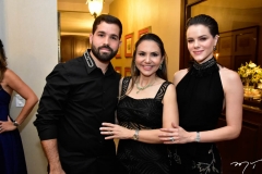 Felipe Rocha, Adriana Queiroz e Paulinha Sampaio