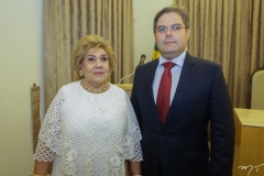 Consuelo Dias Branco e Edson Queiroz Neto
