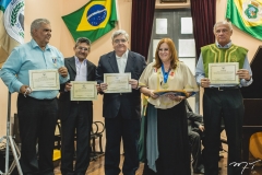 Roberto Neves Ferreira, Osafar Terto Amorin, Eurípedes Chaves, Linda Lemos e Pedro João de Abreu