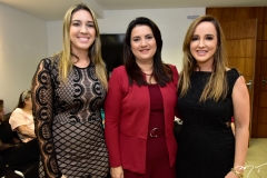 Larissa Gaspar, CláudiaGomes e Kaline Ferraz