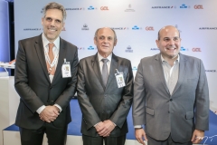 Paulo Kakinoff, Gladyson Pontes e Roberto Cláudio