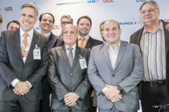 Paulo Kakinoff, Gladyson Pontes, Roberto Cláudio e Moroni Torgan