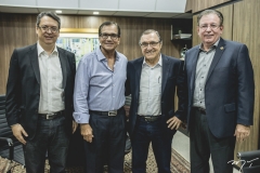 Célio Fernando, Beto Studart, Carlos Alberto Sardenberg e Ricardo Cavalcante