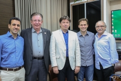 Aluísio Ramalho Neto, Ricardo Cavalcante, Edgar Gadelha, Fábio Albuquerque e Ednilton Soárez