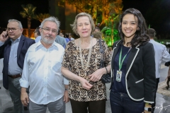 César Carneiro, Vera Campos e Cristina Cunha