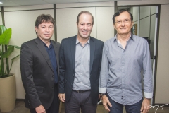 Edgar Gadelha, César Ribeiro e Hélio Perdigão