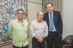 Felipe Coelho, André Montenegro e Eduardo Giannetti