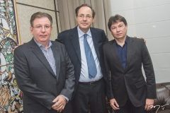 Ricardo Cavalcante, Eduardo Giannetti e Edgar Gadelha