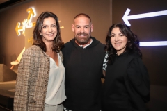 Maria Laura, Daniel Hernandez e Paula Mageste