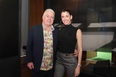 Tim Blanks e Camila Coutinho