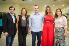 Rafael Bezerra, Márcia Vale, Edlei Campos, Marília Cavalcante e Sabrina Lima