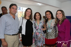Edson Queiroz Neto e Ticiana Queiroz, Simone Calandrini, Conceição Cavalcante e Águeda Muniz